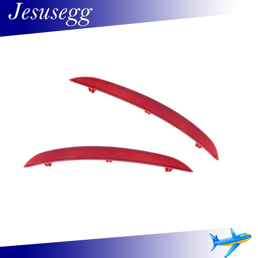 Pair Car Rear Bumper Reflector For 3 Series GT F34 Red 63147417479 63147417480