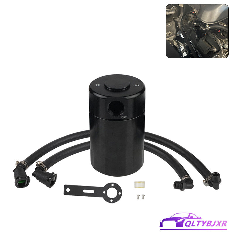 Oil Catch Can Air Oil Separator For 2021-2023 for Ram TRX 6.2L Aluminum Black