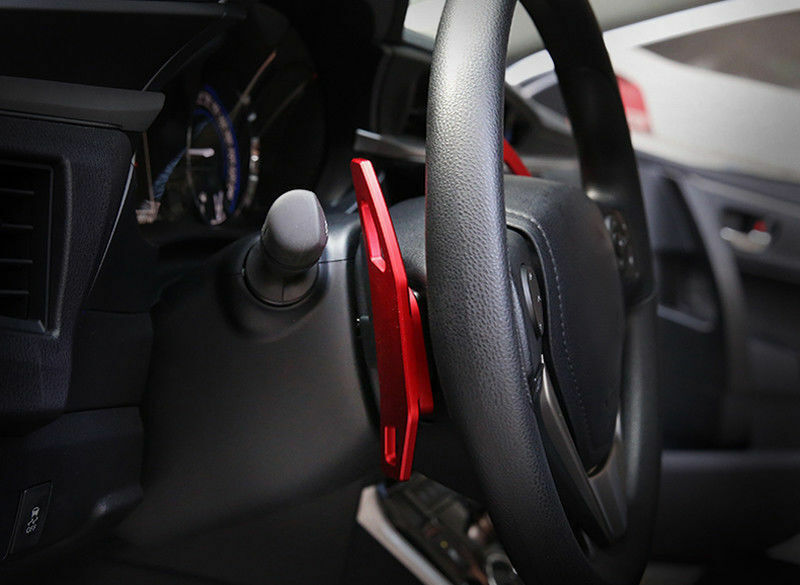 for Toyota for Camry 2012-2016 Red Steering Wheel DSG Paddle Shifter Extension 2pcs