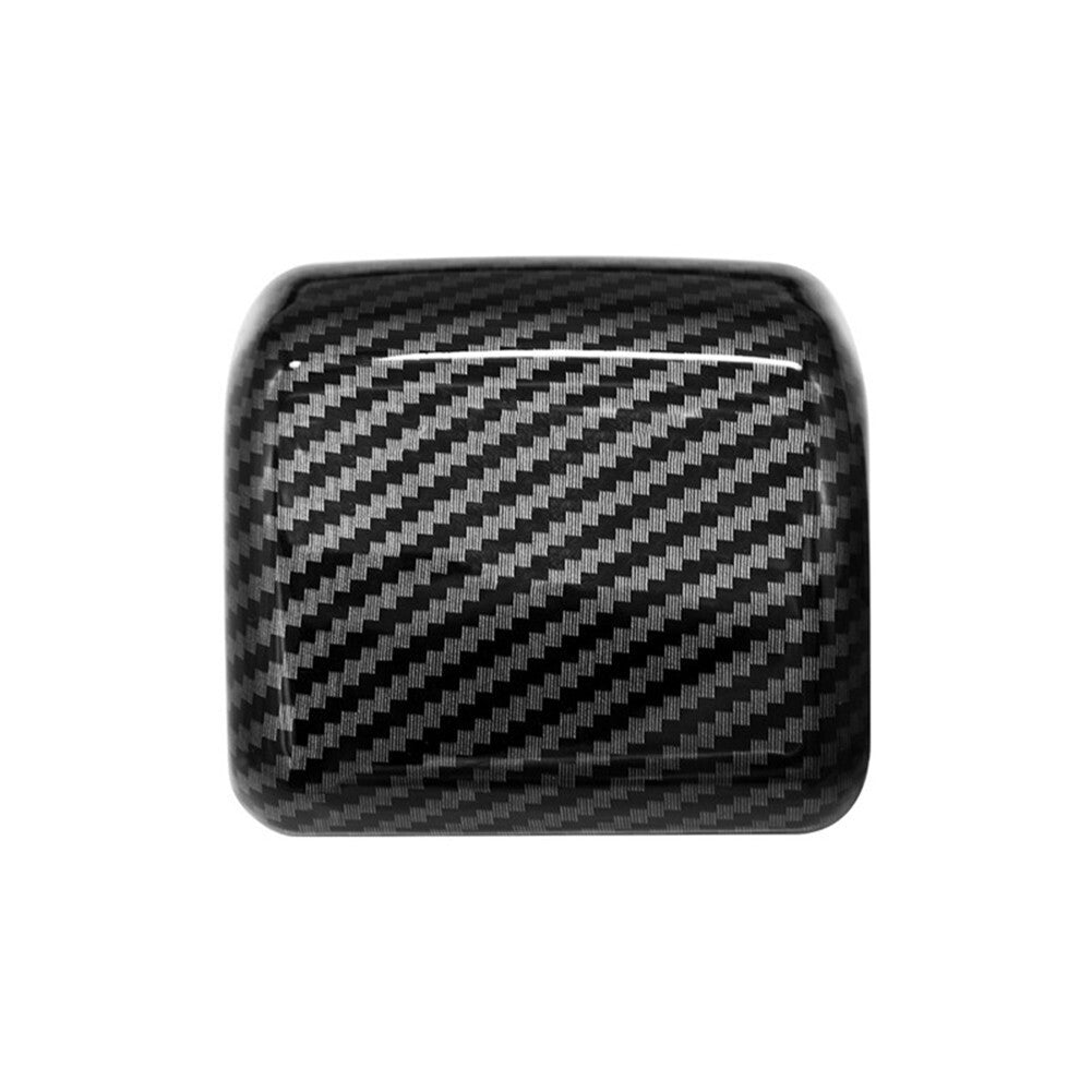 Abs Carbon Fiber Console Shift Knob Trim Cover for Toyota Tundra 2020-2024