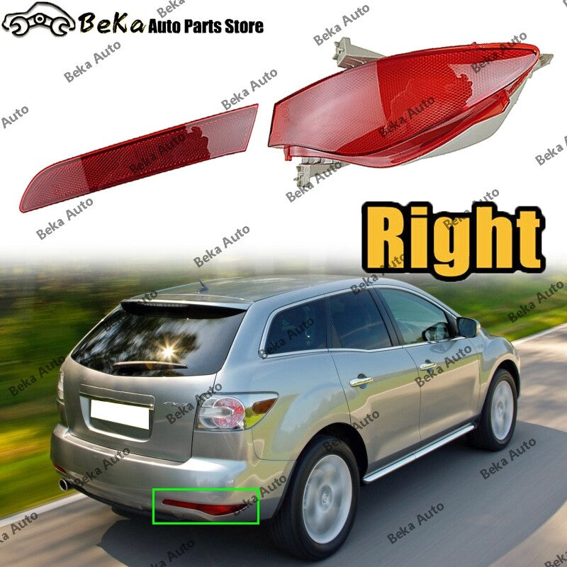 One set of taillights with reflector on the right rear bumper of a 2009-2015 for Mazda CX7 (no bulb).