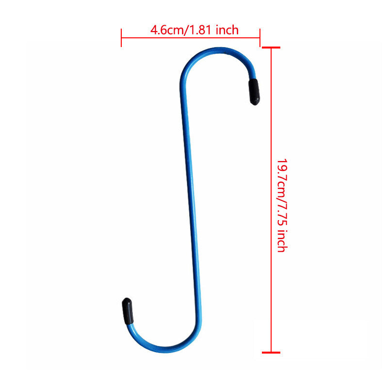 2Pcs Brake Caliper Hanger Hooks Powder Coated Steel Blue (2 Piece Set)