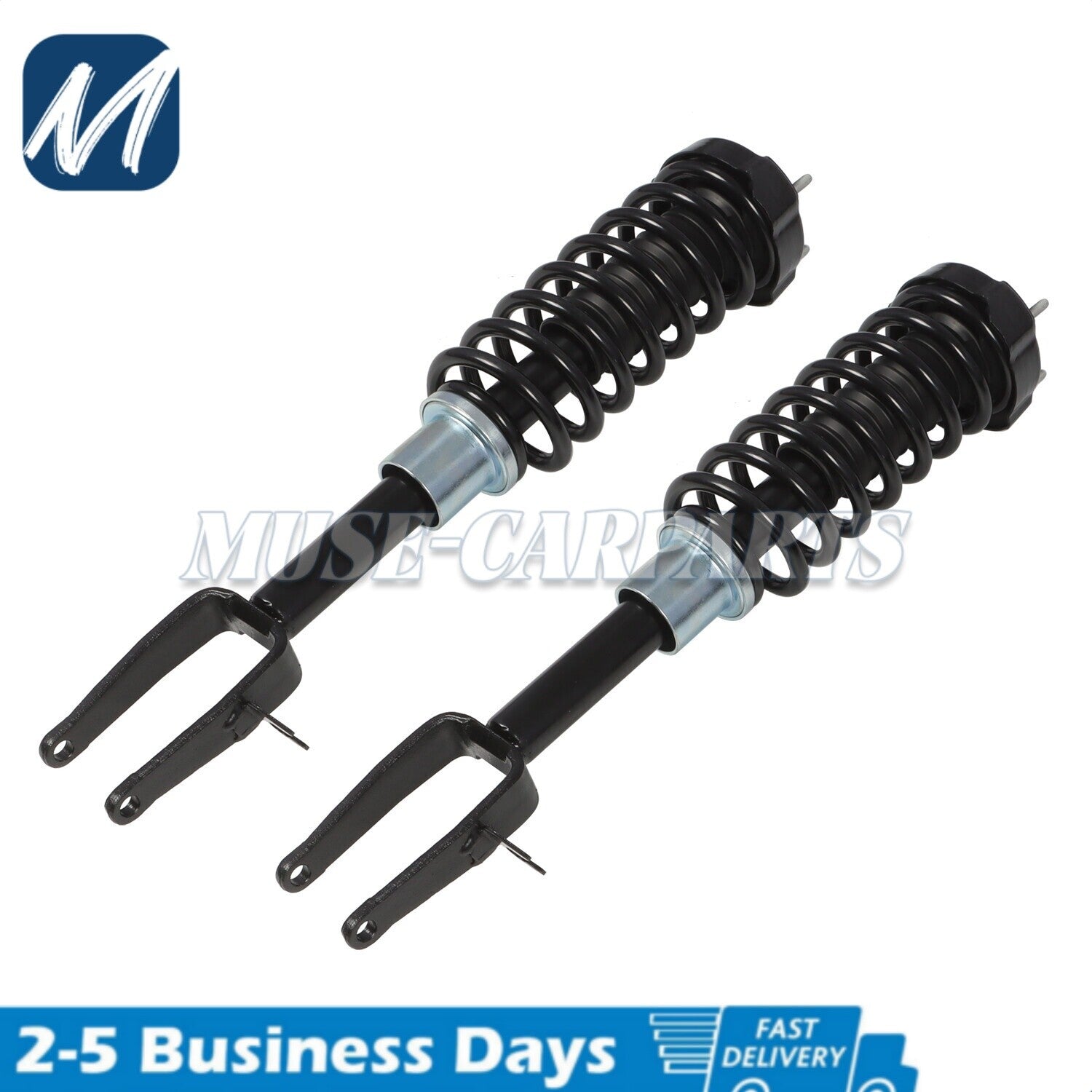 2 Front L & R Airmatic Air Struts for 12-18 for Mercedes CLS550 4Matic with ADS USA