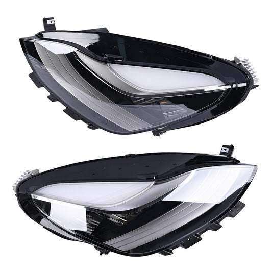 Front Left+ Right Side Headlight LED Headlamp For 2017-2020 for Tesla Model 3 Y