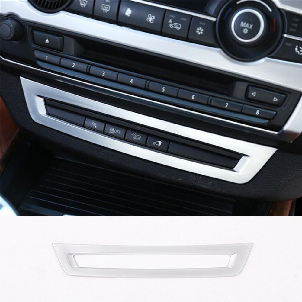 Silver ABS Driving Assistance Button Switch Trim for BMW X5 E70 X6 E71 2008-2013