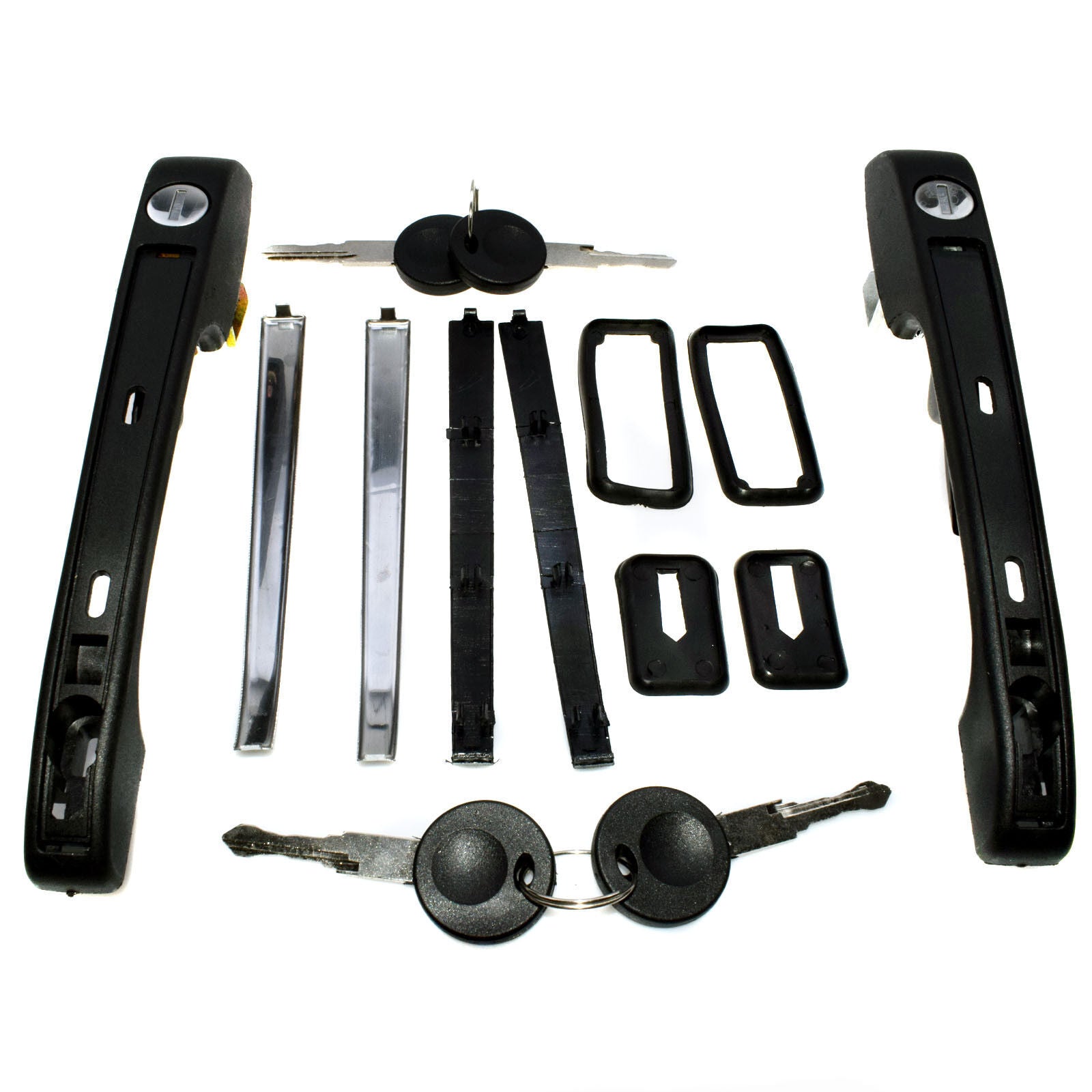 For 85-92 for VW for Golf 80-83 Rabbit Pickup Set of 2 Front LH RH Exterior Door Handle