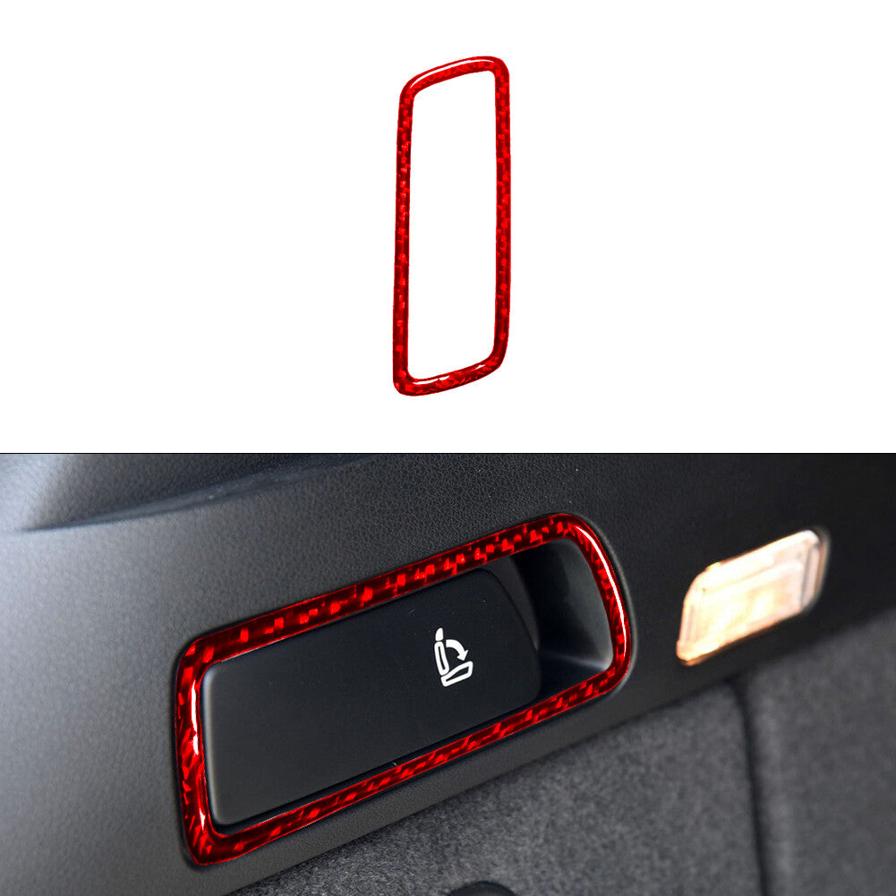 Carbon Fiber for Seat Button Frame Trim for Audi Q5 2009-2017