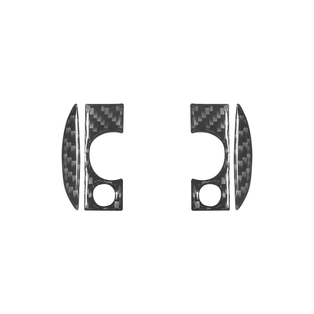 Carbon Fiber Rear Console Inner Frame Trim For Silverado/tahoe/ for sierra 2007-2014