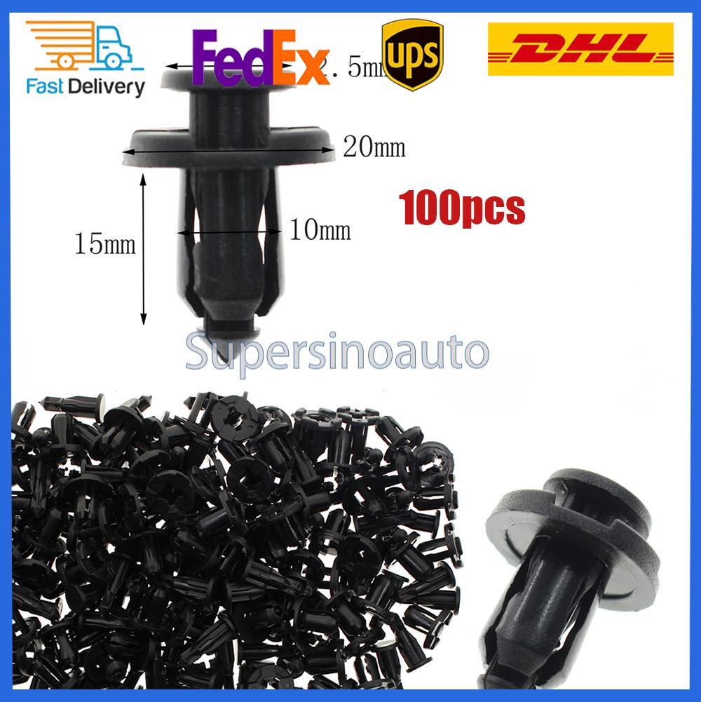 100 Bumper 90914-0007 Fender Clip Retainer Fastener Rivet Screw For A21420