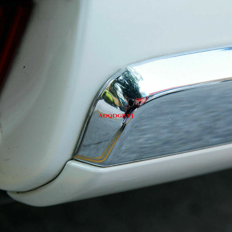 Chrome Rear Bumper Protector Cover Trim Guard for Toyota Prado FJ150 2010-2017