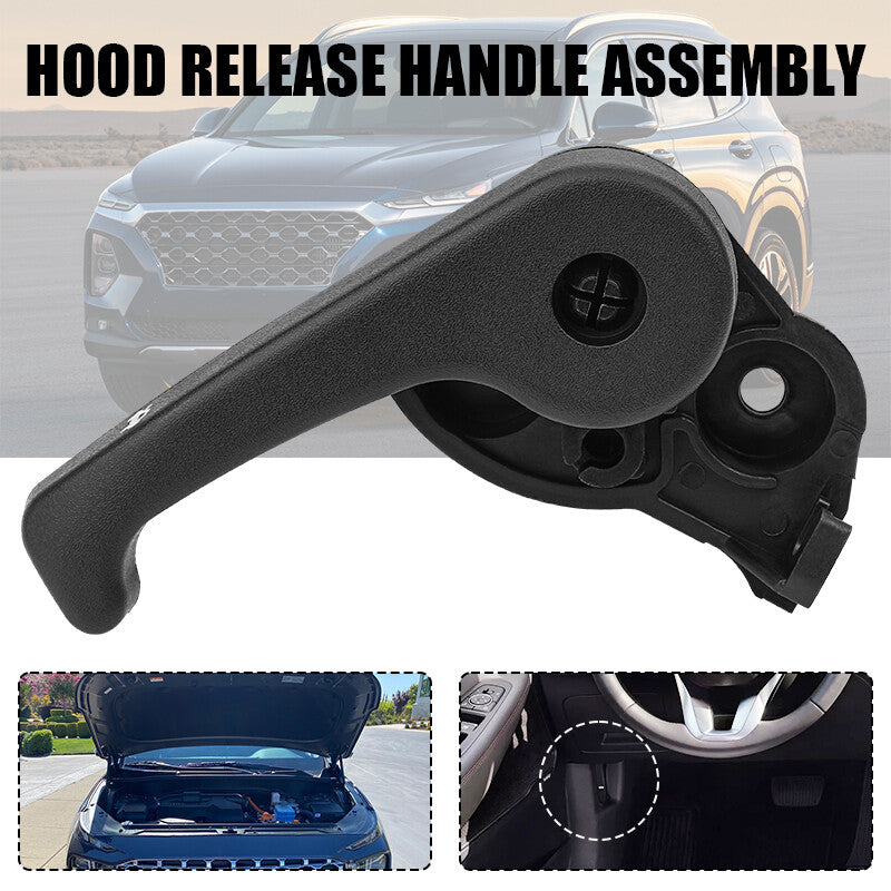 Hood Latch Release Handle  Base for 2013-18 for Hyundai Santa Fe Sport 81180-2B000