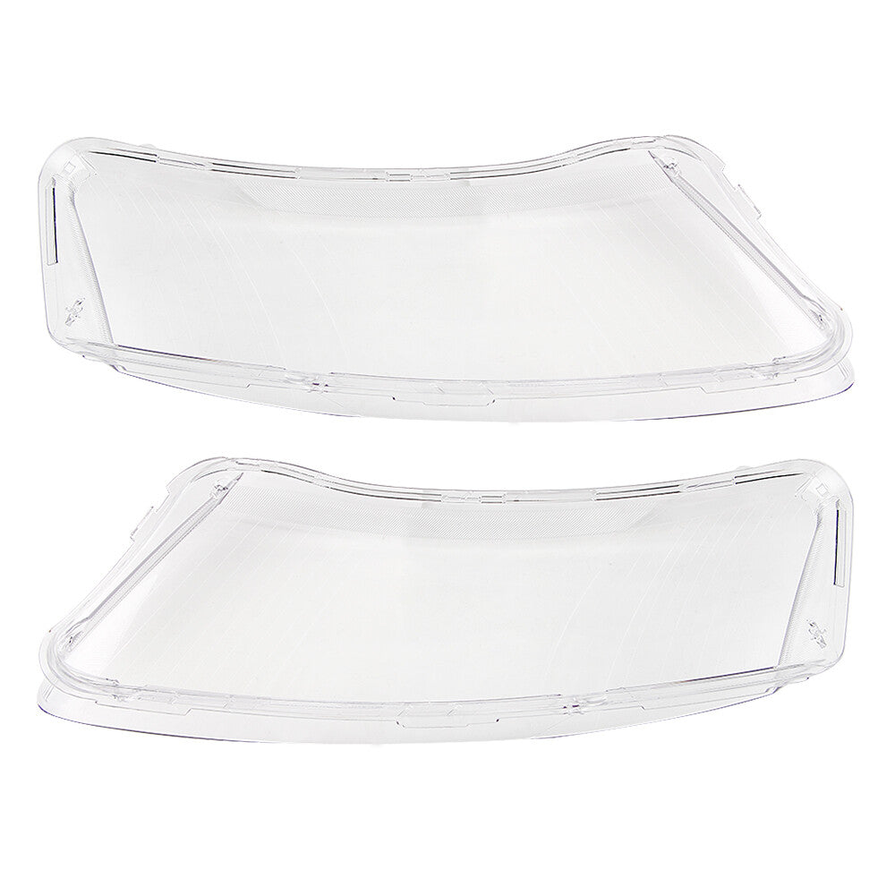 2-piece transparent headlight lens cover for Audi A6 C6 2006 - 2011 (approximately)