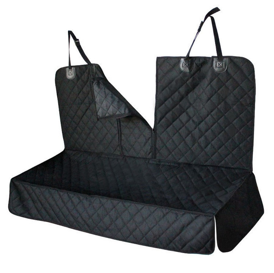 Black Car for SUV Rear for Seat Cover Bench Pad Pet Dog Mat Universal Waterproof 56x49