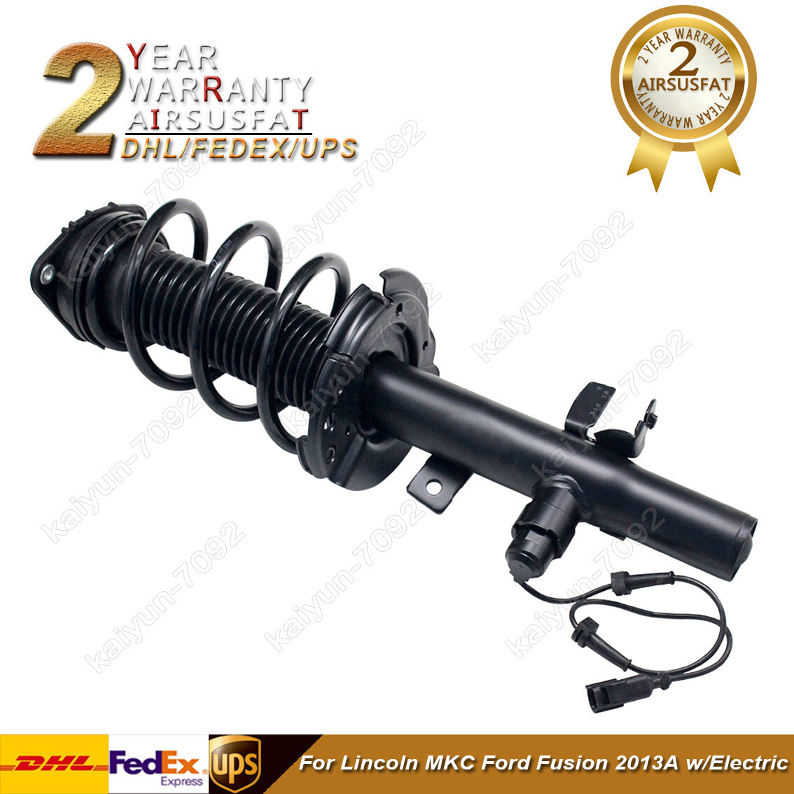 Front Right Shock Absorber Assembly w/ Electric for Lincoln MKC for Ford Fusion 2013