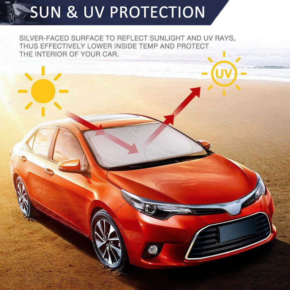 for PONTIAC Car Large Windshield Sun Shade Sscreen UV Block Window Cover Visor