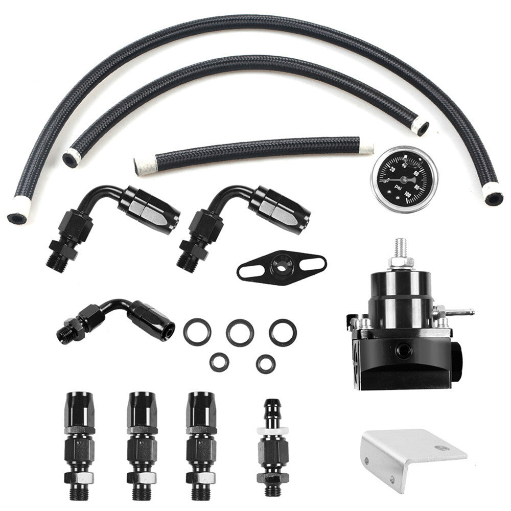 Series Tucked K Swap Fuel Line System Kit K24 K20 DC2 for Civic Integra AN6 1988-UP