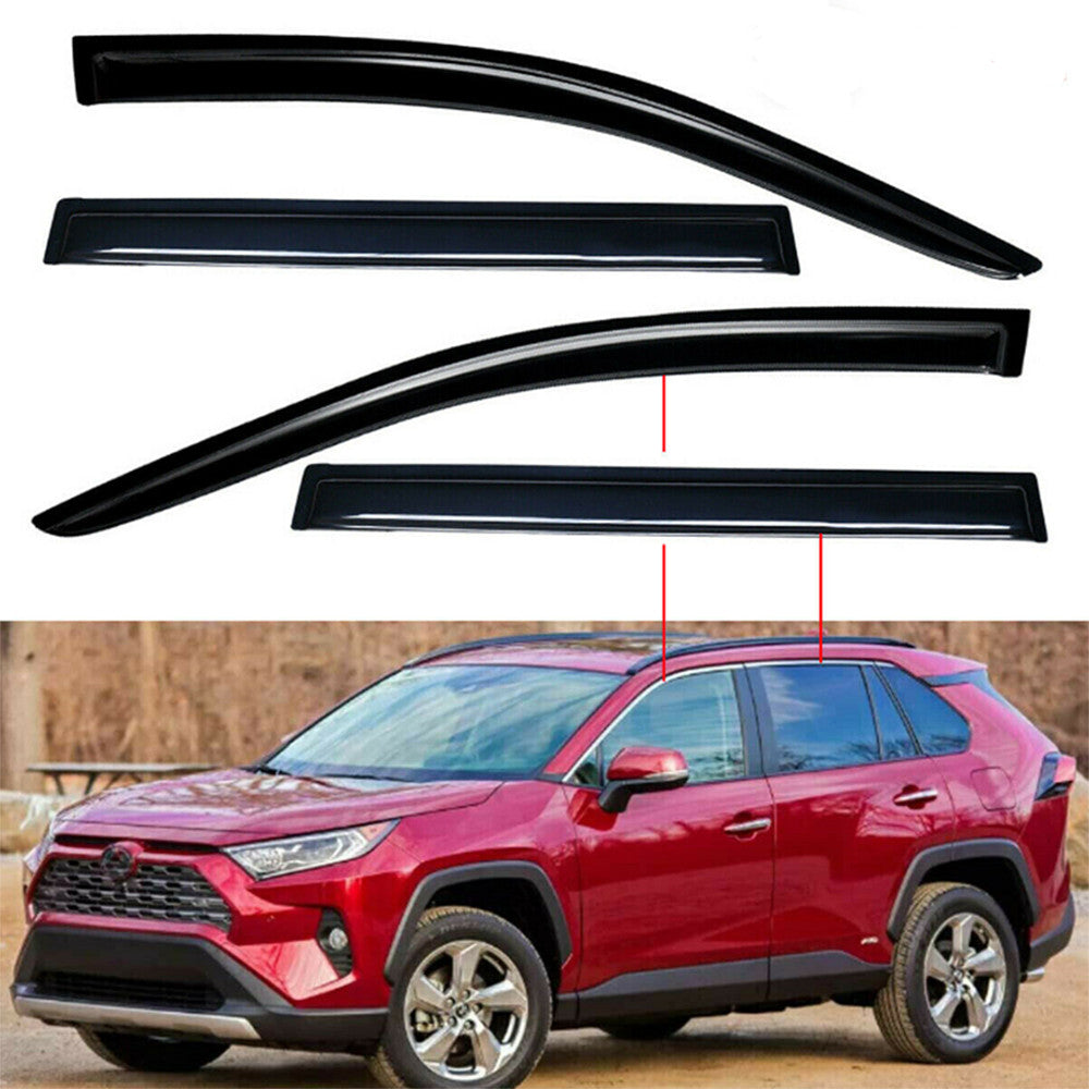 for Toyota RAV4 2019-2024 Window Visor Vent Sun Shade Rain Guard Door Splitter