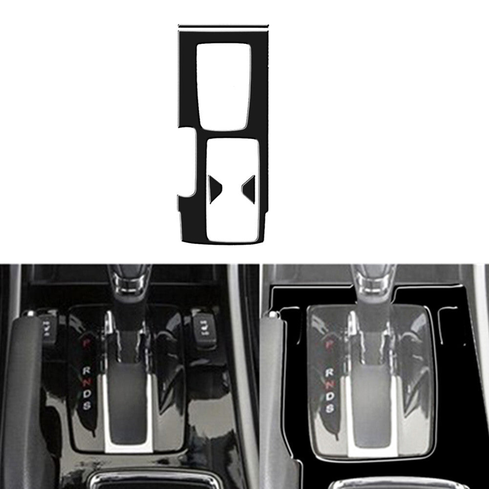 6Pcs Transmission Interior Piano Black Trim Cover Set for Honda Accord 2013-2017