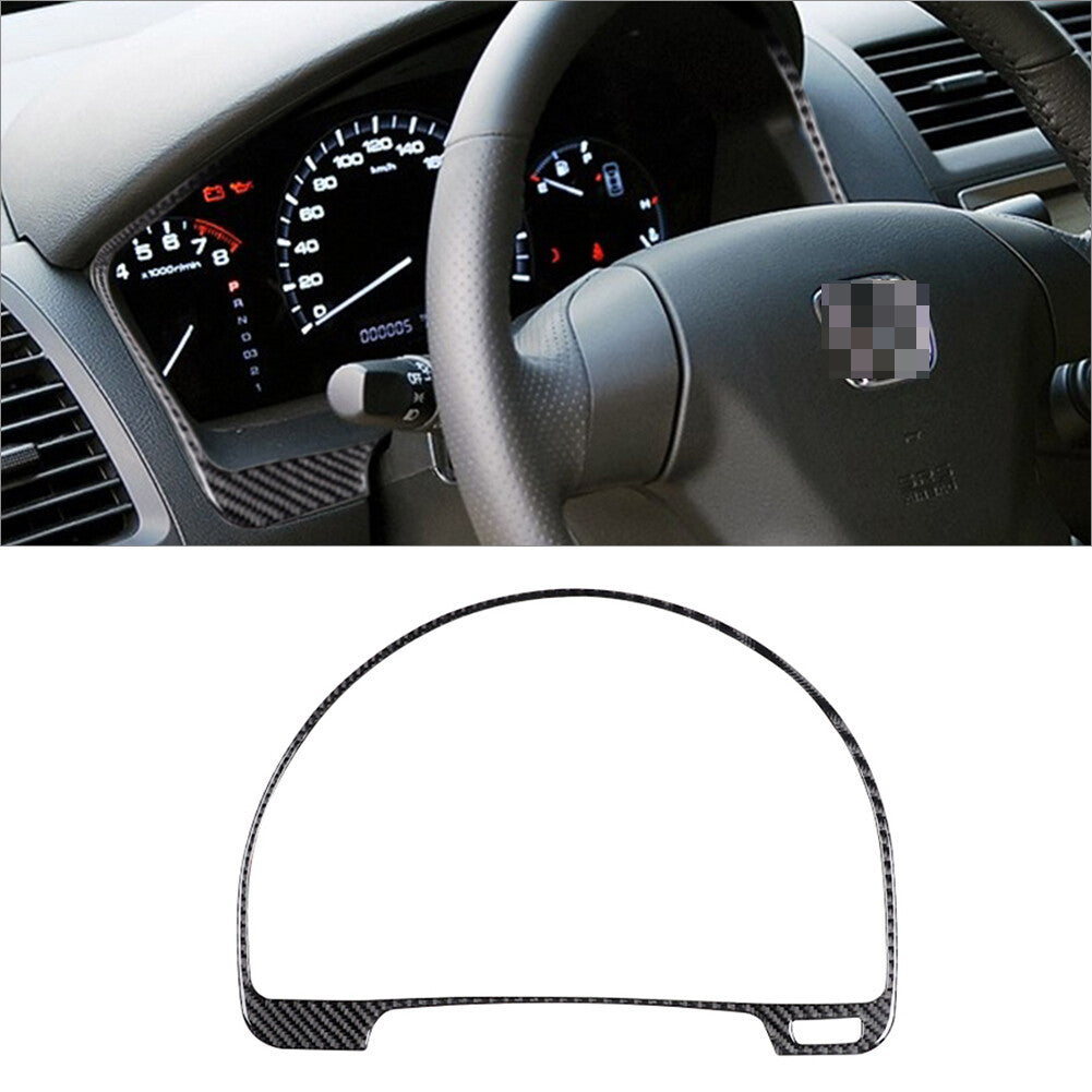 49Pcs Carbon Fiber Full Interior Kit Cover Trim for Honda Accord Sedan 2003-2007