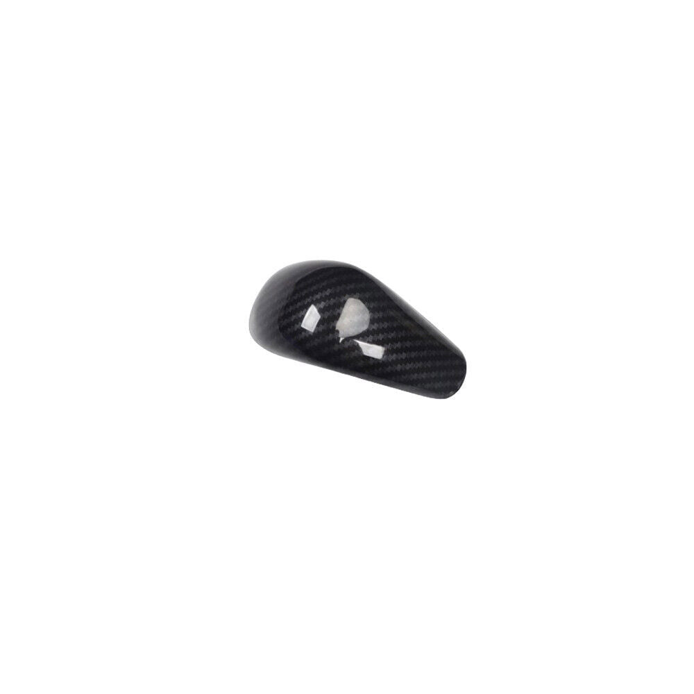 for Audi A6 2012-2018 ABS Carbon Fiber Middle Console Gear Shift Knob Cover Trim
