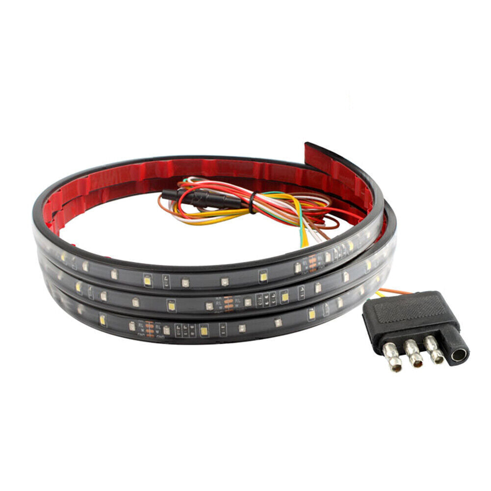 60 Long 5 Functions Full LED Rear Brake Reverse Truck Tailgate Light Strip Bars