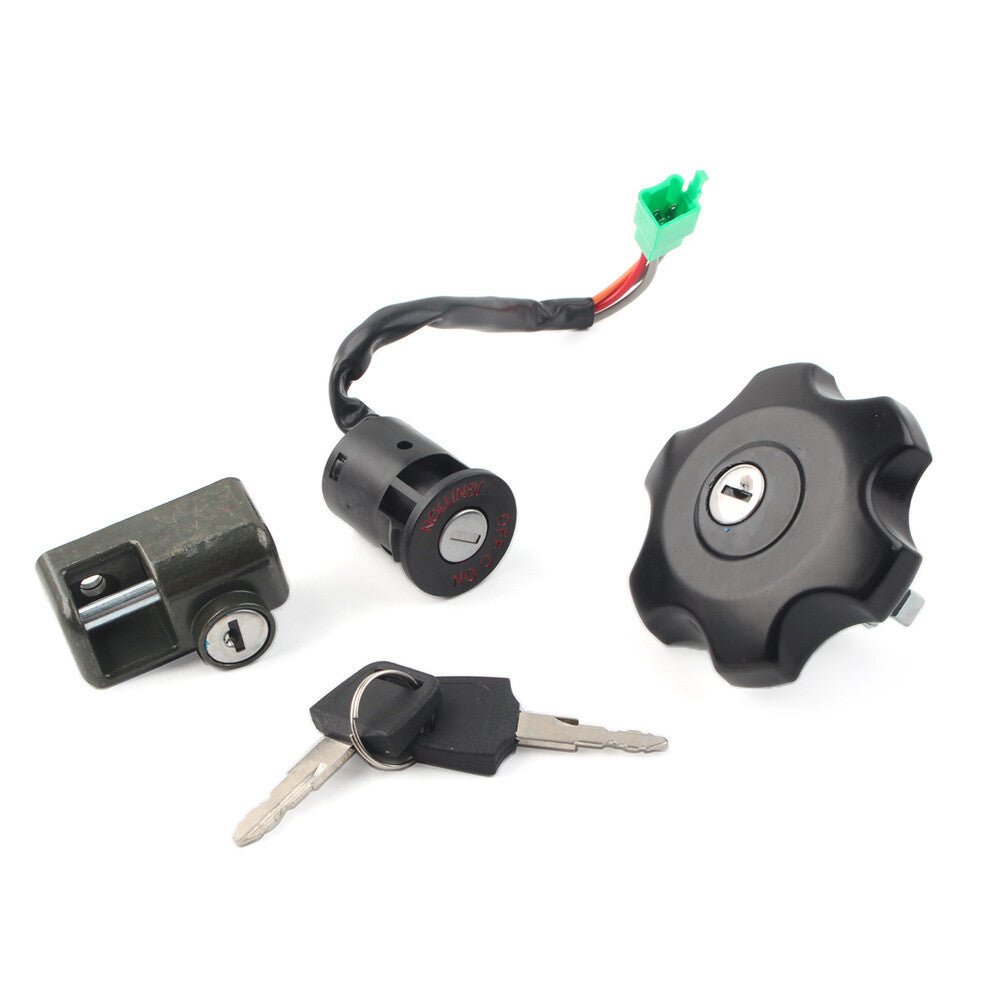 for Suzuki DRZ400SM 2005-2022Ignition Key Switch Gas Cap Lock Set