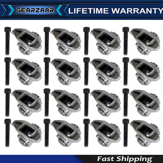 LS1 Rocker Arms w/ Upgraded Trunion Kit Installed For 4.8L 5.3 5.7 6.0 LS2 LS6