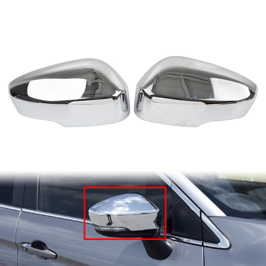 Fit for Mitsubishi Eclipse Cross 2018-2023 Chrome Rearview Mirror Cover Trim