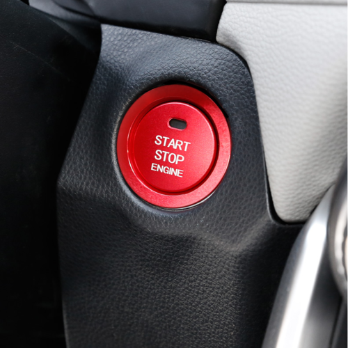 For 2018-2021 CHR C-HR for Toyota Red Alloy Engine Start Stop Push Button Cover Trim