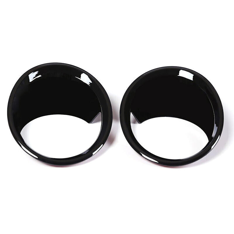 for BMW X1 F48 2016 2017-2019 2pcs black Car Front Fog Light Lamp Cover Trim