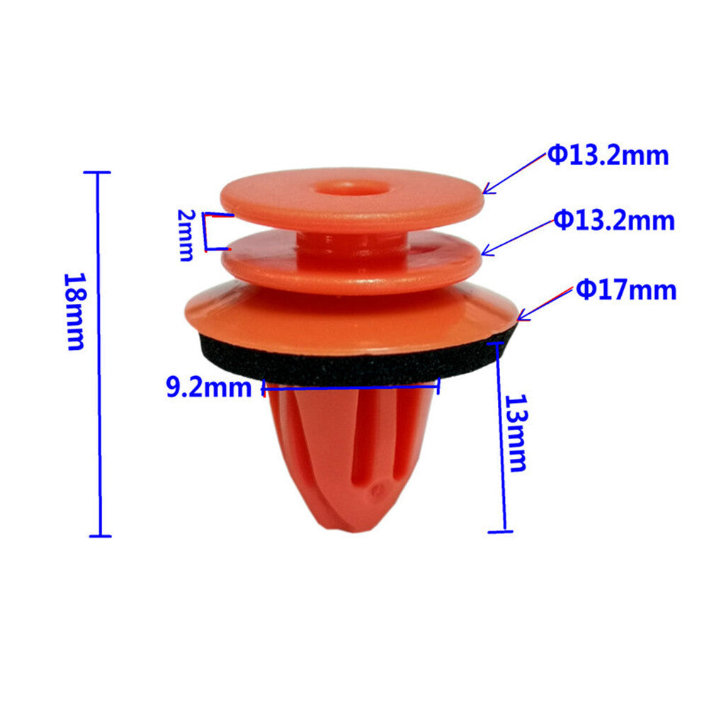 10 Car Pillar Door Card Panel Trim Clips for Mercedes-benz