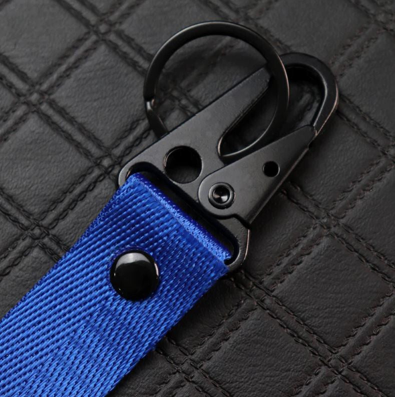 Car keychain metal key ring badge lanyard blue Mugan suitable for Toyota,for Lexus,and for Infiniti