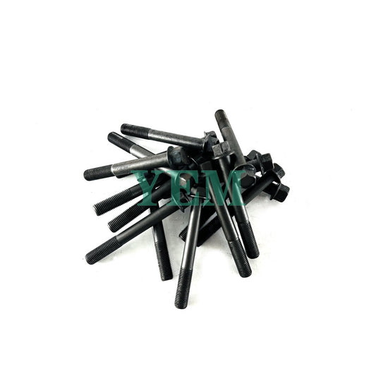 1 Set Engine Head Bolt 18pcs For Yanmar 4TNV94 Engine 4TNV94 Cylinder Head Bolt