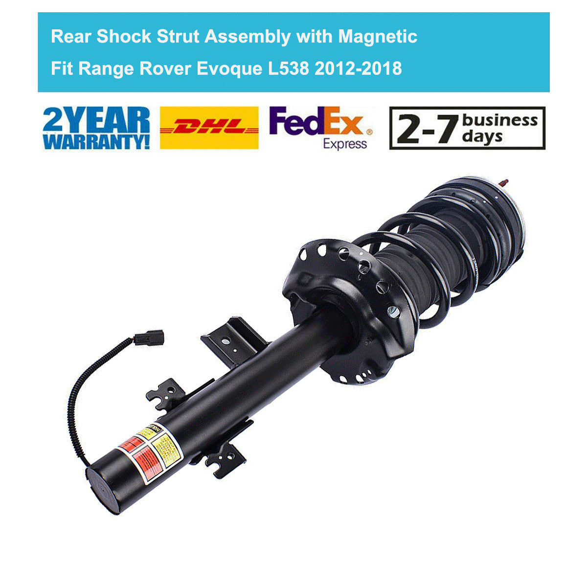 Rear Right Spring Shock Strut w/Magnetic for Range Rover Evoque L538 2012-2018