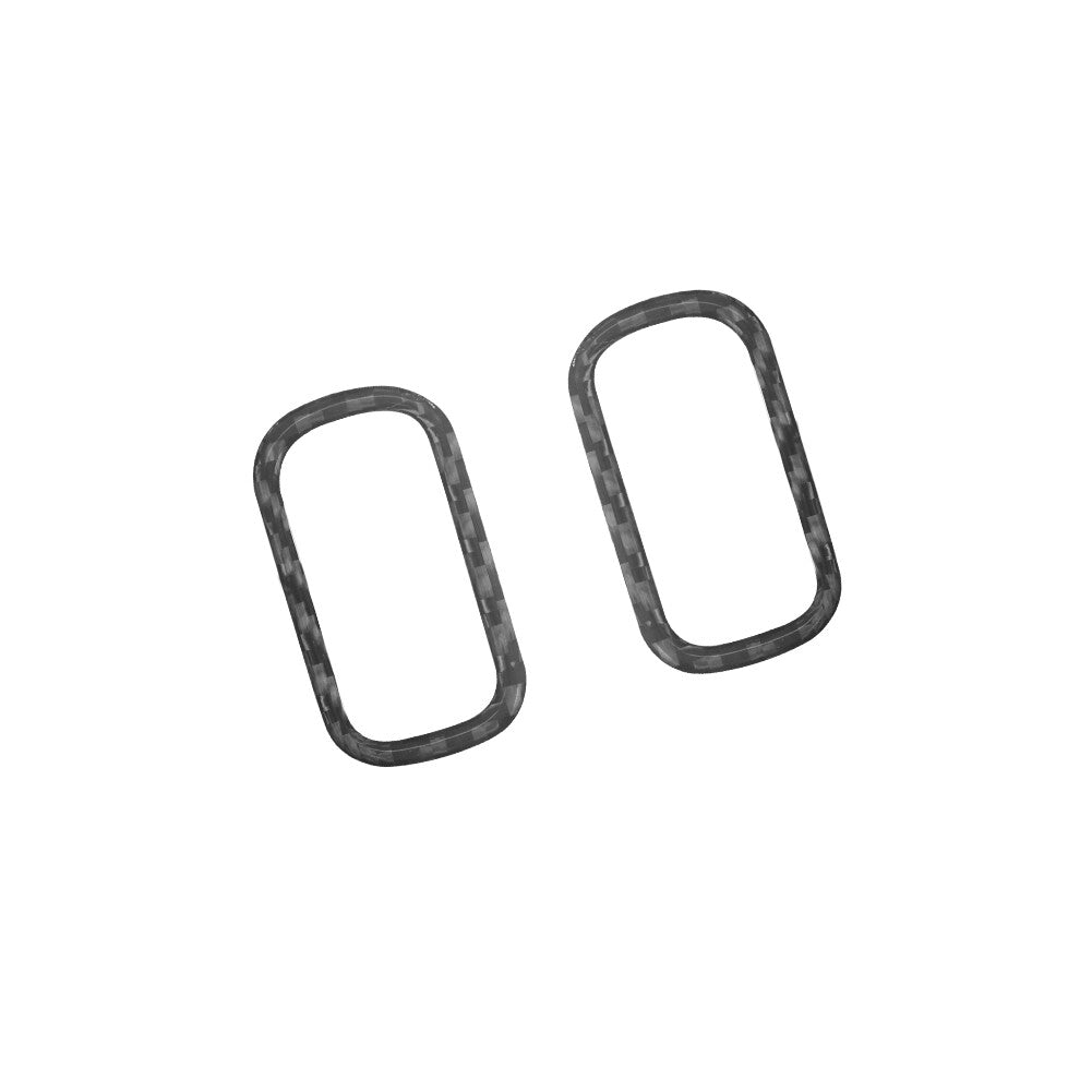 Carbon Fiber Rear Door Handle Frame Trim Cover for KIA Sedona 2015-2016