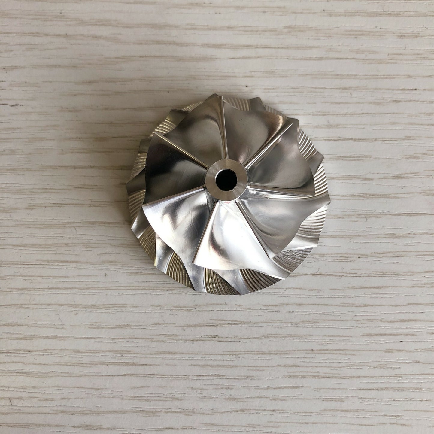 TD04HL 42.00/56.00 mm 7+7 Blade Turbine Billet Compressor Wheel
