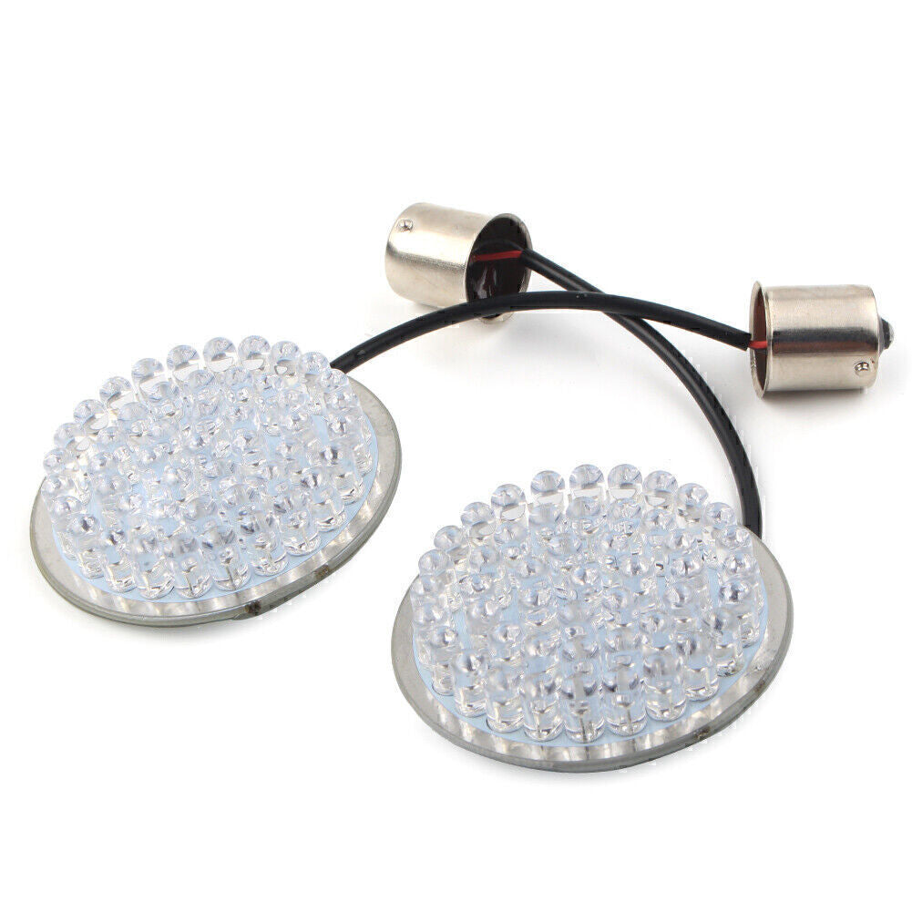 Yellow LED Rear Turn Signal Light Blinker for Harley Softail Touring Sportster