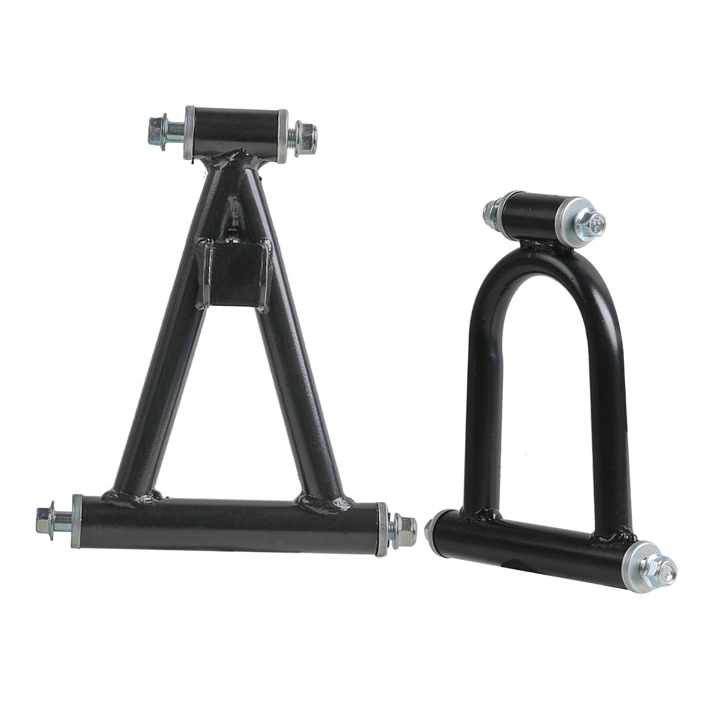 All-terrain vehicle, four-wheeled bicycle, go-kart, suspension, shock absorber, swing arm, upper and lower A-arm, steering kit