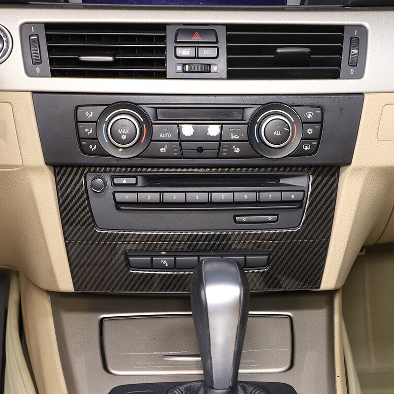 Genuine carbon fiber gear shift knob cover trim for Land Rover for Range Rover Sport 2014-17