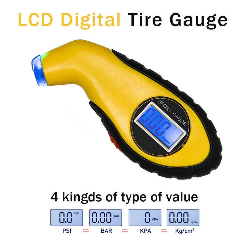Digital tire pressure gauge LCD electronic test tool for Jaguar LR