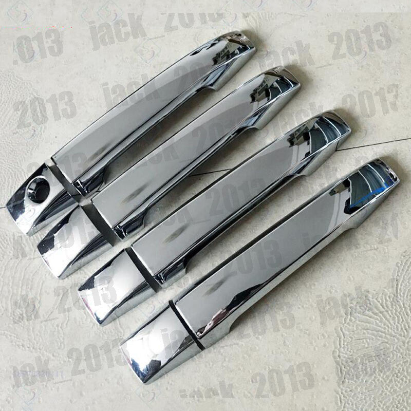 For 2008-2012 for Subaru Forester Chrome ABS Car Side Door Handle Cover Trim 8pcs