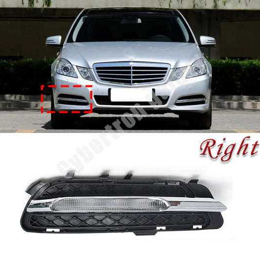 Right LED daytime running light fog lamp for Mercedes-Benz W212 E250 2009-13