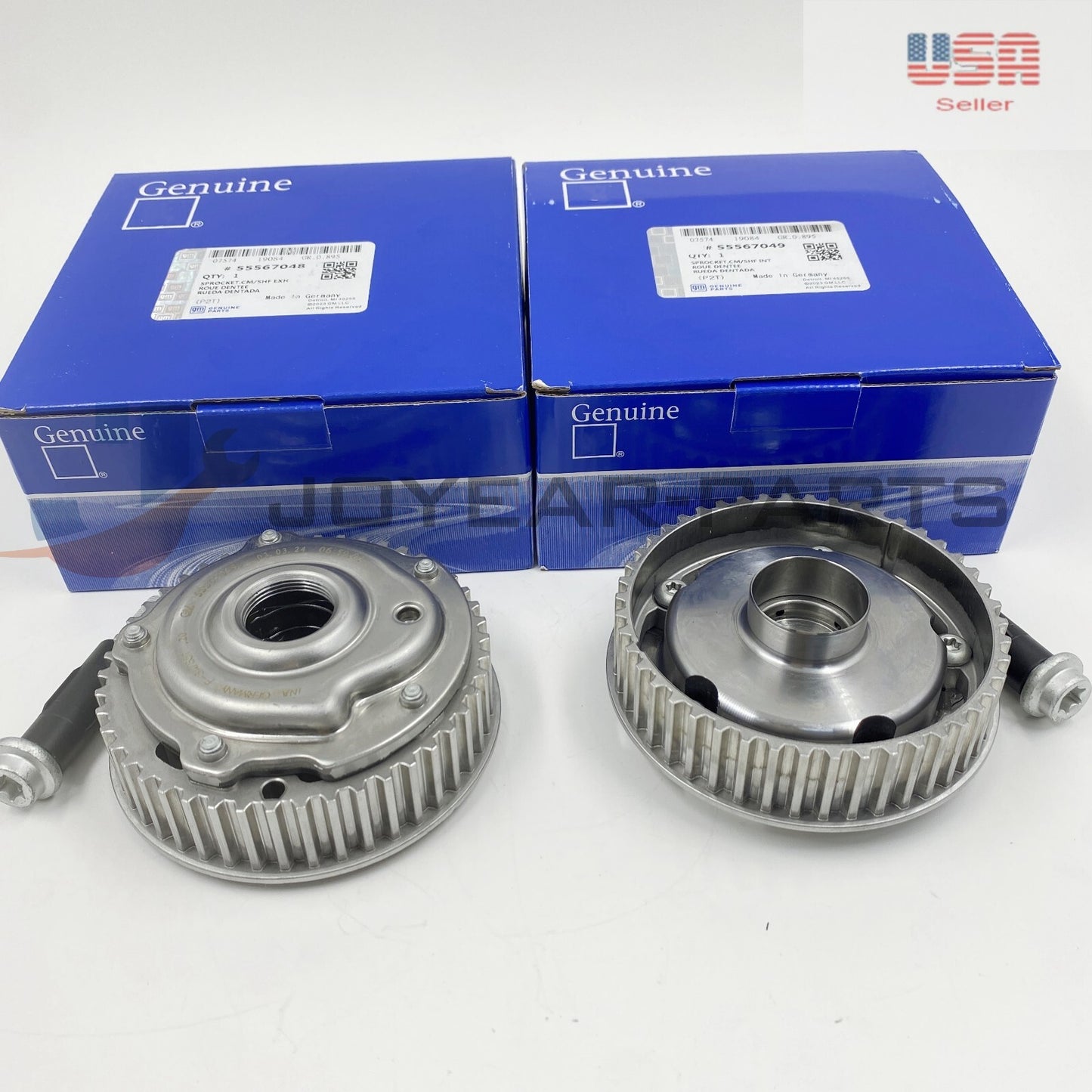 Intake and exhaust engine camshaft gears 55567048 55567049 are suitable for Chevrolet Sonic