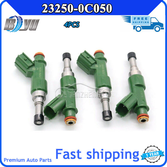 Fuel Injector Kit 4-Piece Set for Toyota Hilux Vigo 2TR Automotive Style 23250-0C050