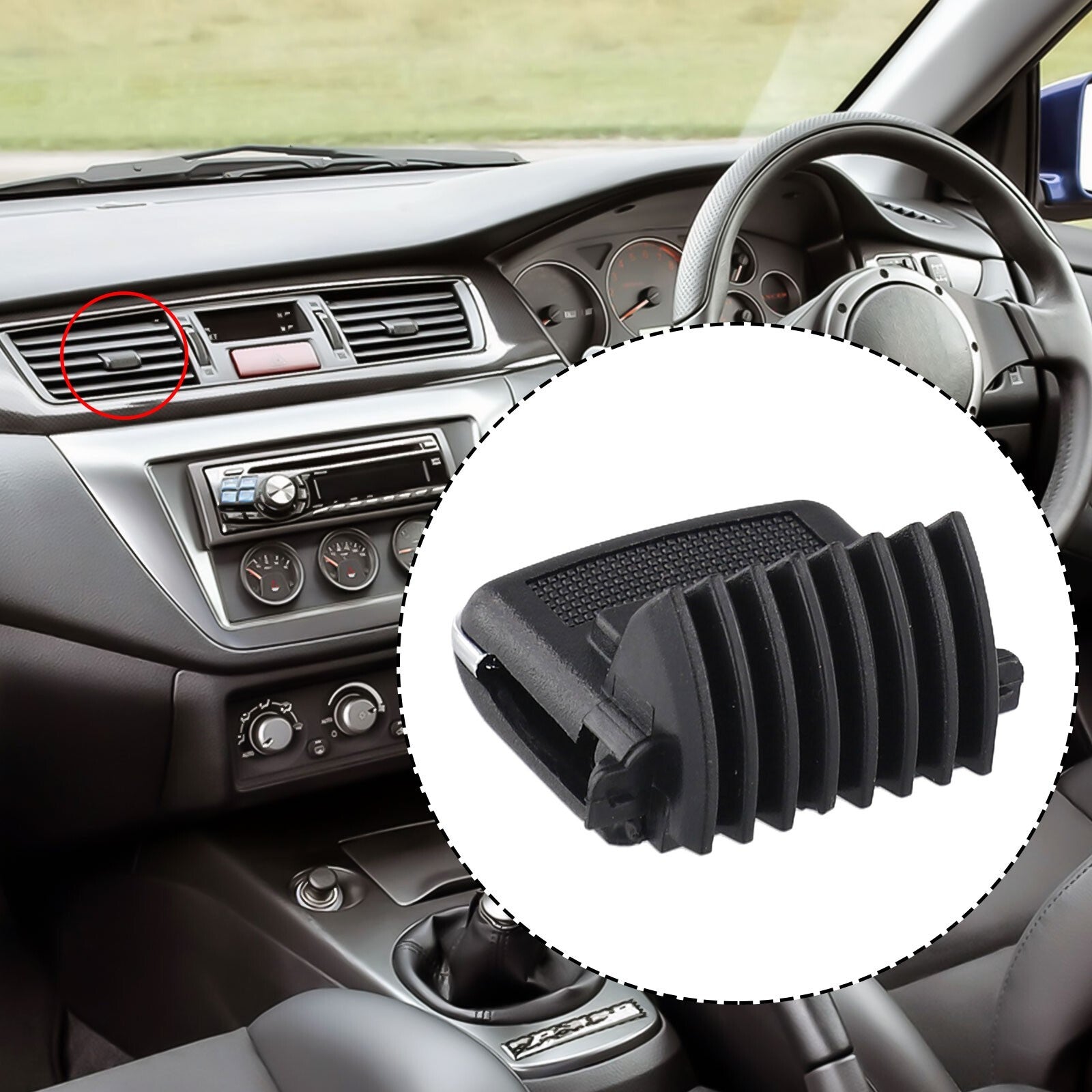 Center Contral A/C Air Vent Paddle Clip For Outlander Sport 2013-2018 New