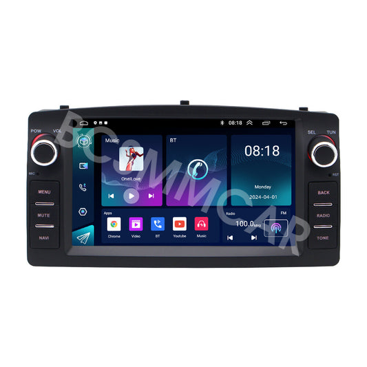 Android 14 Car Stereo Radio GPS Navi Bluetooth Fit for Toyota for Corolla 2003-2008