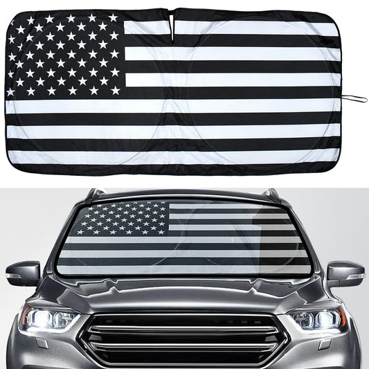 US Flag Front Windshield Sun Shade UV Block Shield Cover for HYUNDAI Accessory