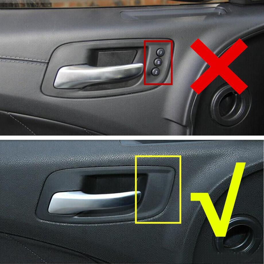 Suitable for 11-23 for Chrysler 300/ for Dodge Charger Red Carbon Inner Door Handle Bowl Trim 4 Pieces