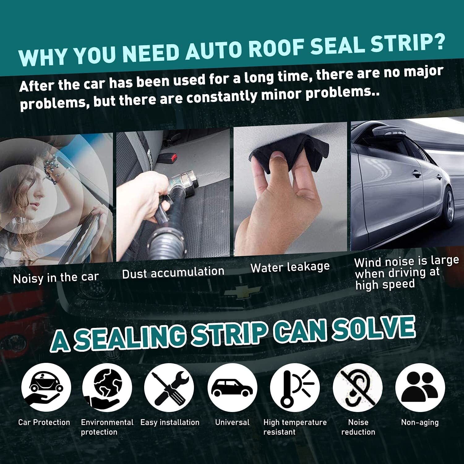 16.5ft Rubber T Shape for Benz Car Door Headlight Seal Strip Edge Moulding Trims