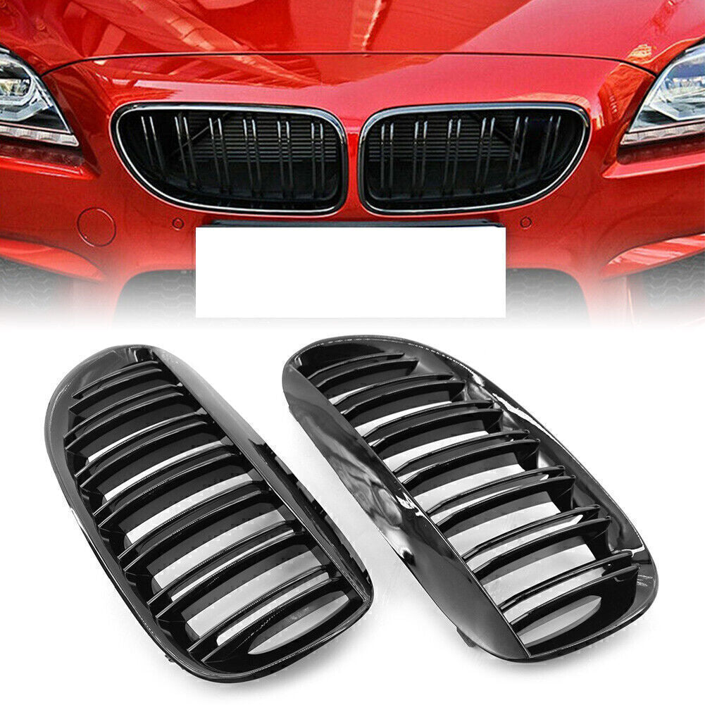 2PCS Front Kidney Bumper Grille 51137077932 for BMW E63 Coupe M6 E64 Cabrio M6